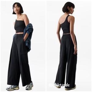 Athleta Pinnacle High Rise Cargo Trouser | Black